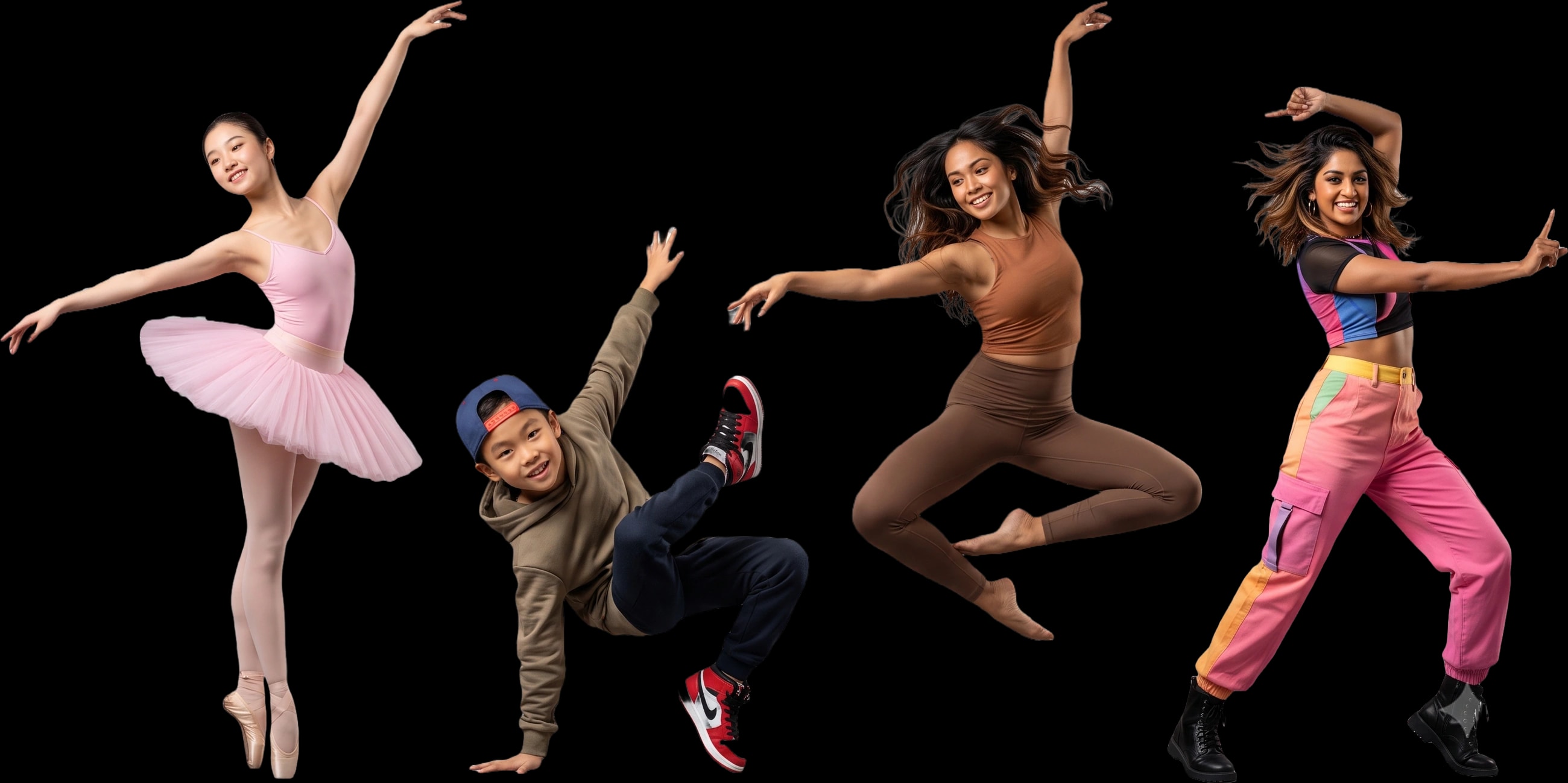 Dance Runway dancers: ballet, hip hop, contemporary and street dance